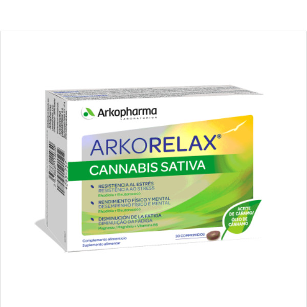 Arkopharma fitoterapia en cápsulas Arkorelax® Cannabis Sativa