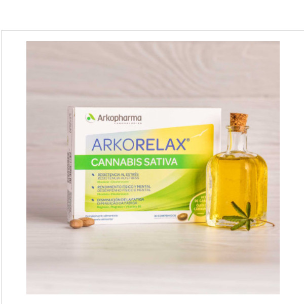 Arkopharma fitoterapia en cápsulas Arkorelax® Cannabis Sativa