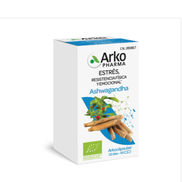 Arkopharma fitoterapia en cápsulas Arkocápsulas® Ashwagandha BIO