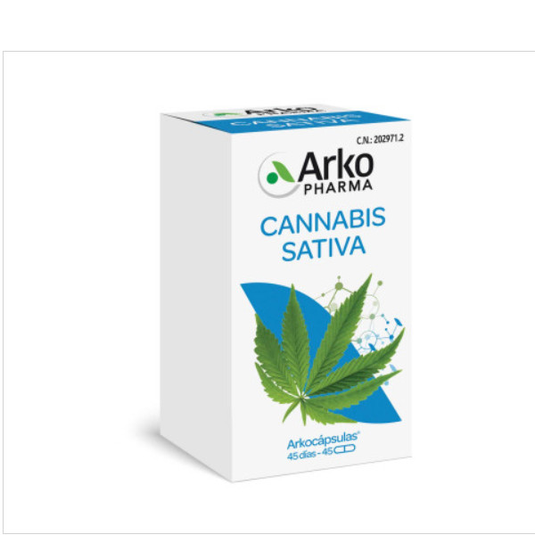 Arkopharma fitoterapia en cápsulas Arkocápsulas® Cannabis Sativa