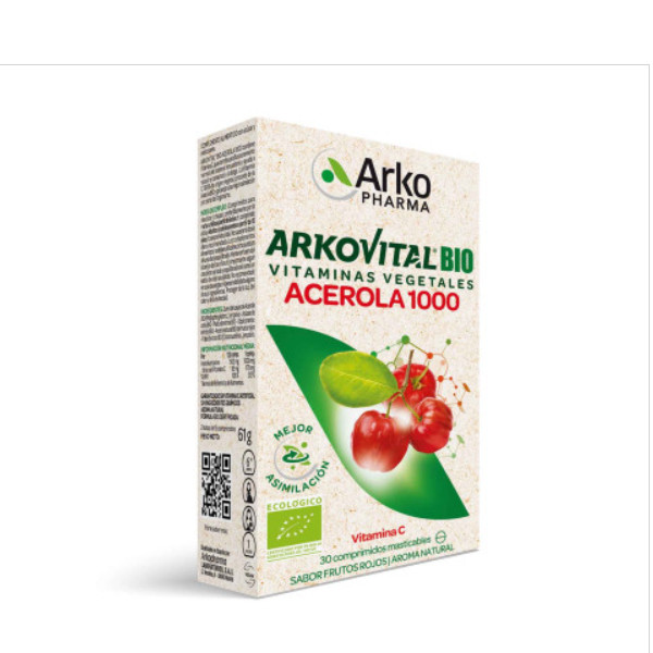 Arkopharma fitoterapia en cápsulas Arkovital® BIO Acerola 1000
