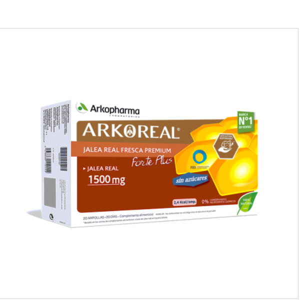 Arkopharma fitoterapia en cápsulas Arkoreal® Jalea Real Fresca 1500 mg SIN AZÚCAR