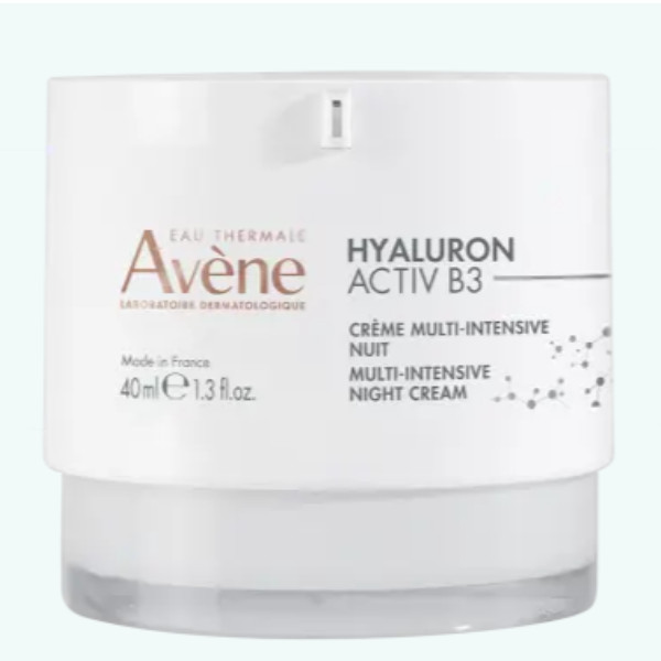 Agua termal Avène Hidroterapia de Avène Hyaluron Activ B3 Crema de noche multi-intensiva