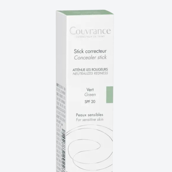 Agua termal Avène Hidroterapia de Avène Couvrance Stick corrector Verde Unifica el tono de piel - Maquillaje