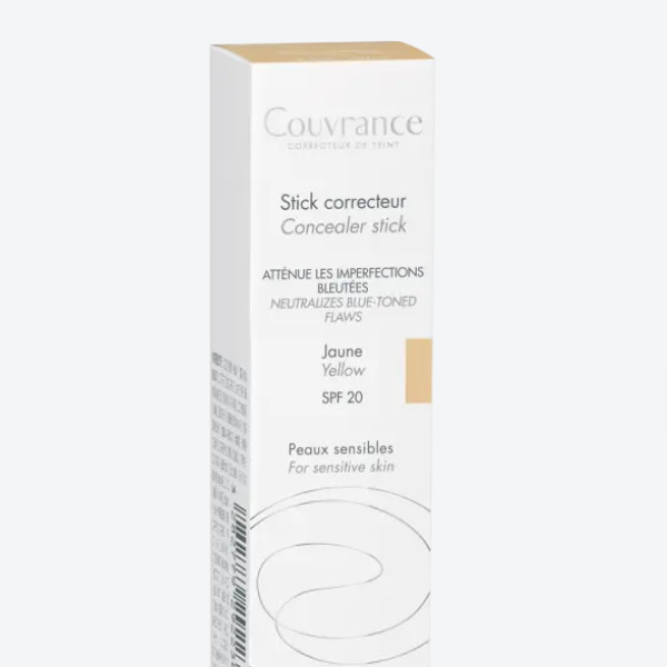 Agua termal Avène Hidroterapia de Avène Couvrance Stick corrector Amarillo Unifica el tono de piel - Maquillaje