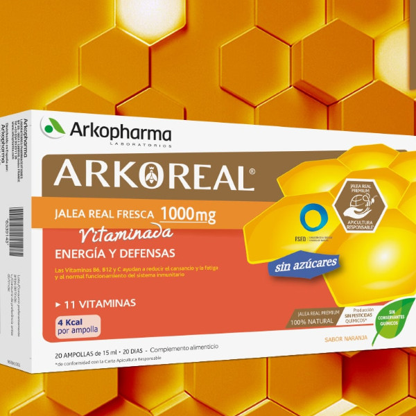 Arkopharma fitoterapia en cápsulas Arkoreal® Vitaminada ¡Sin azúcar!