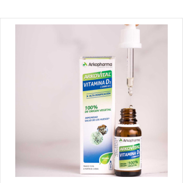 Arkopharma fitoterapia en cápsulas Arkovital® Vitamina D3 Gotas 15ML