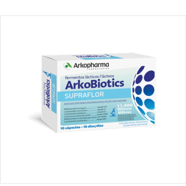 Arkopharma fitoterapia en cápsulas Arkobiotics Supraflor® – 10 cápsulas