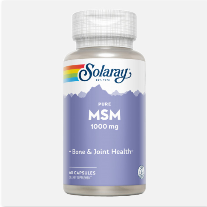 SOLARAY MSM Pure 1000 Mmg. - 60 Cápsulas