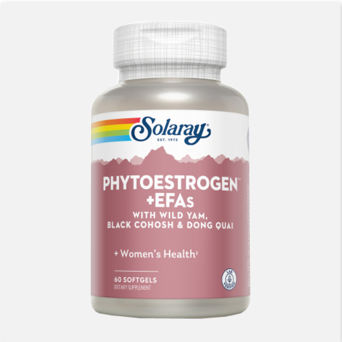 SOLARAY Phytoestrogen™Plus Efas™ -60 Perlas