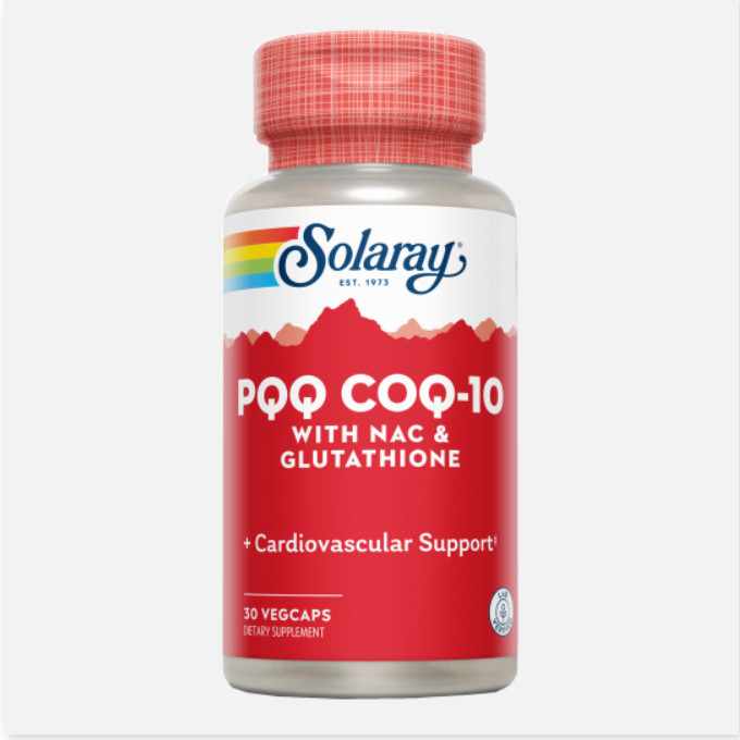 SOLARAY PQQ CoQ10 -30 VegCaps