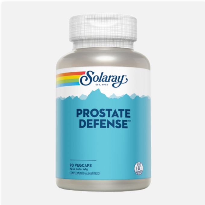 SOLARAY Prostate Defense™-90 Vegcaps. Apto Para Veganos