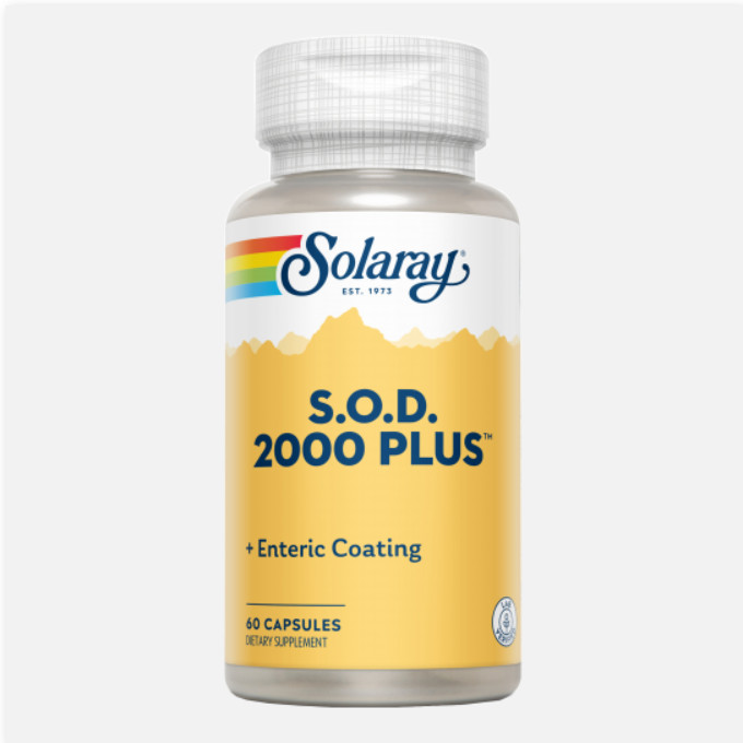 SOLARAY S.O.D. 2000 Plus™- 100 VegCaps Con Protección Entérica