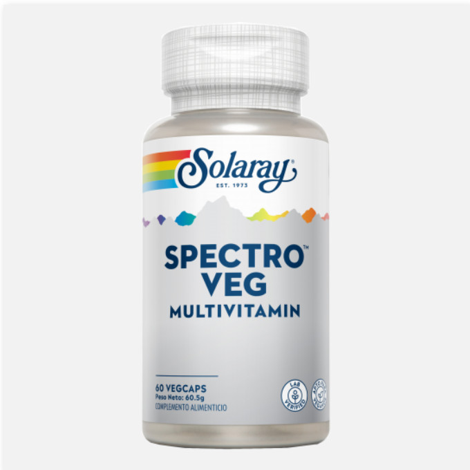 SOLARAY Spectro™ - Multi-Vita-Min™ -60 VegCaps. Apto Para Veganos
