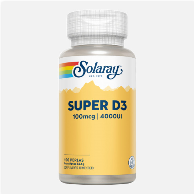 SOLARAY Super D3 - 4000 UI - 100 Perlas