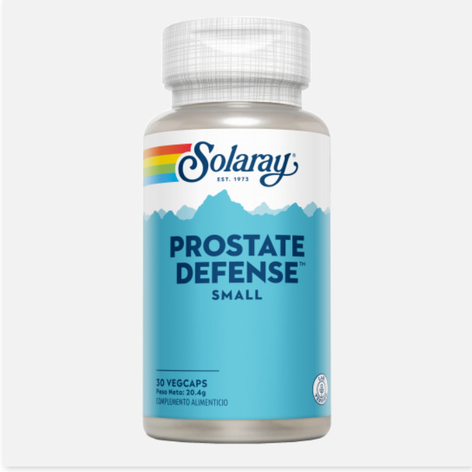 SOLARAY Small Prostate Defense™- 30 Vegcaps. Apto Para Veganos