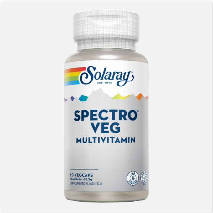 SOLARAY Spectro™ - Multi-Vita-Min™ -60 VegCaps. Apto Para Veganos