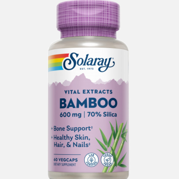 SOLARAY Bamboo-60 VegCaps. Apto Para Veganos