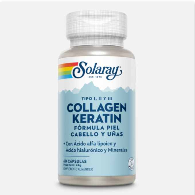 SOLARAY Collagen Keratin-60 Cápsulas
