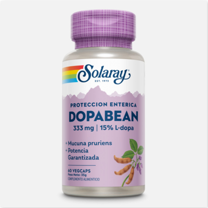 SOLARAY DopaBean™-60 VegCaps. Apto Para Veganos