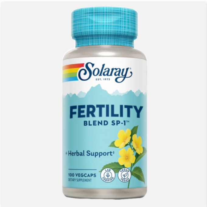SOLARAY Fertility Blend SP-1™-100 VegCaps.Apto Para Veganos.