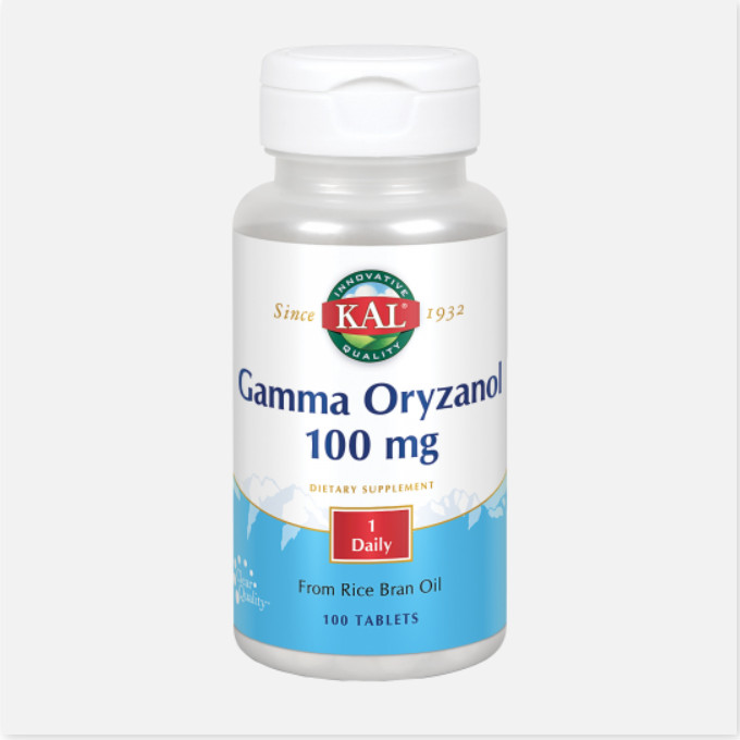 SOLARAY Gamma Oryzanol 100 Mg - 100 Comprimidos. Apto Para Veganos