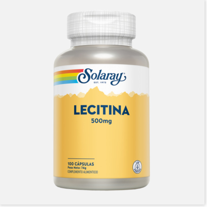 SOLARAY Lecitina- 100 Cápsulas
