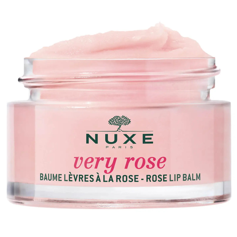 NUXE Cosmética de Origen natural Bálsamo hidratante de labios con rosa, Very Rose 15 g Hidratante y sublimador Labios secos a muy secos 100 % de ingredientes de origen natural