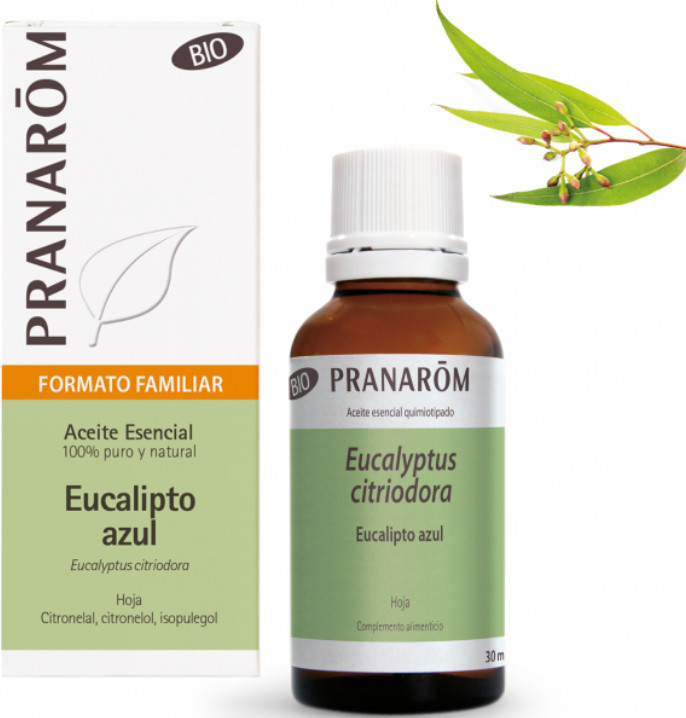 PRANAROM AROMATERAPIA fitoaromaterapia medicina natural Eucalipto azul - 30 ml Eucalyptus citriodora