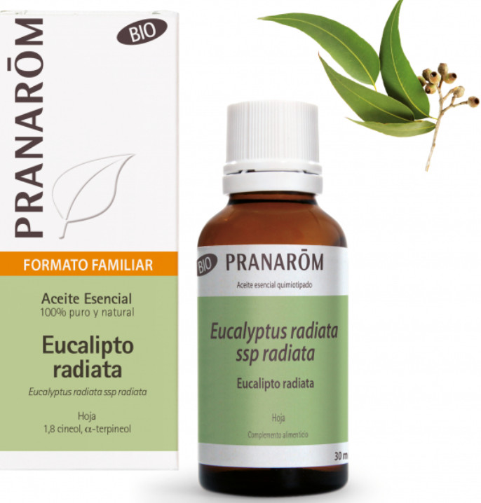 PRANAROM AROMATERAPIA fitoaromaterapia medicina natural Eucalipto radiata - 30 ml Eucalyptus radiata ssp radiata 