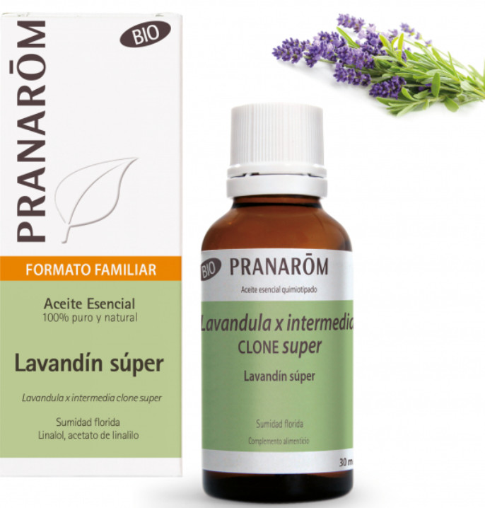 PRANAROM AROMATERAPIA fitoaromaterapia medicina natural Lavandín súper - 30 ml Lavandula x intermedia super 