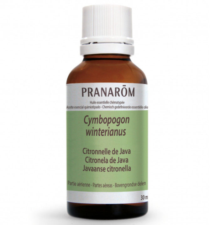 PRANAROM AROMATERAPIA fitoaromaterapia medicina natural Citronela de Java - 30 ml Cymbopogon winterianus 