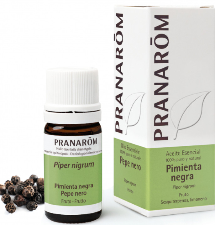 PRANAROM AROMATERAPIA fitoaromaterapia medicina natural Pimienta negra - 5 ml Piper nigrum