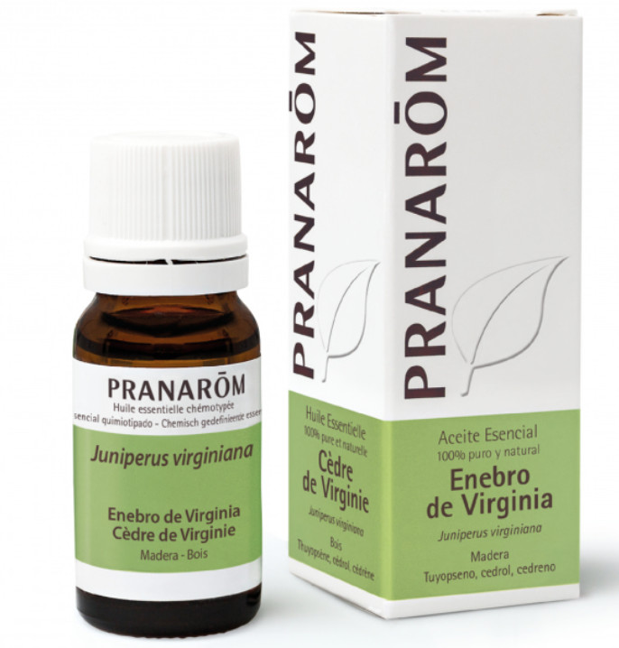 PRANAROM AROMATERAPIA fitoaromaterapia medicina natural Enebro de Virginia - 10 ml Juniperus virginiana