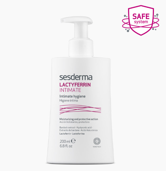 SESDERMA dermocosmetica Nanotech Listening to your skin LACTYFERRIN Gel de Higiene Íntima 200 ml