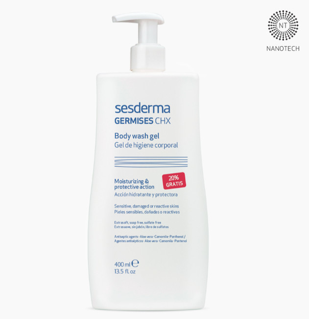 SESDERMA dermocosmetica Nanotech Listening to your skin HIGIENE GERMISES CHX Higiene Corporal