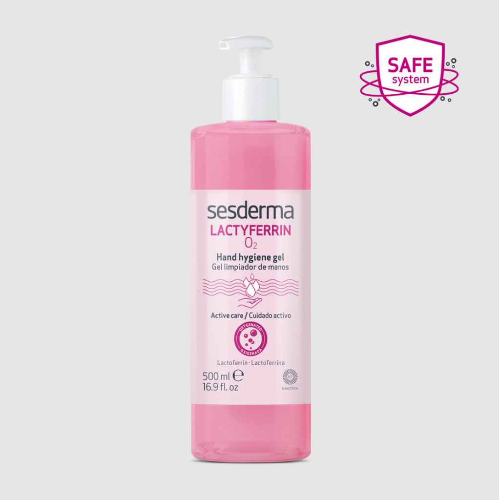 SESDERMA dermocosmetica Nanotech Listening to your skin LACTYFERRIN O2 gel limpiador 500ml