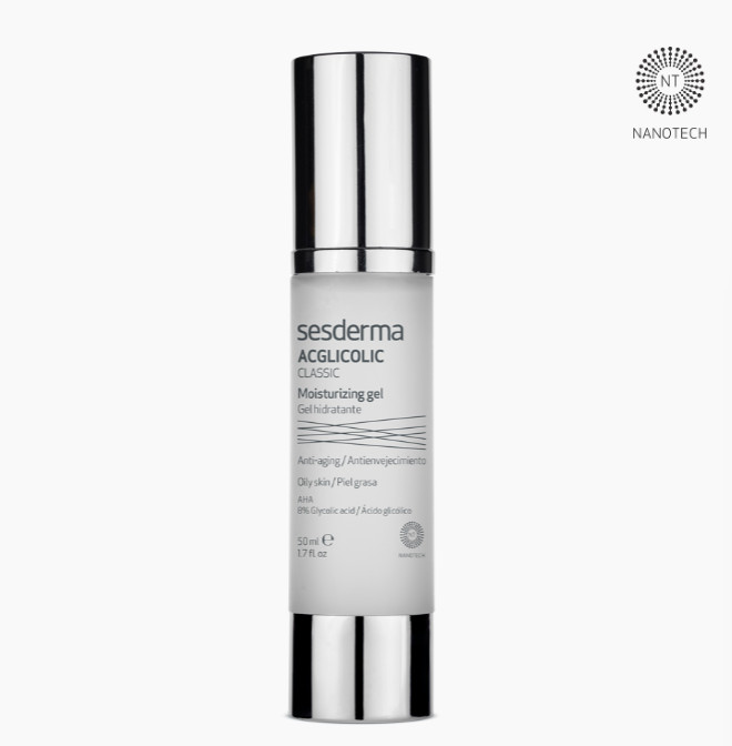 SESDERMA dermocosmetica Nanotech Listening to your skin ENVEJECIMIENTO ACGLICOLIC Classic gel