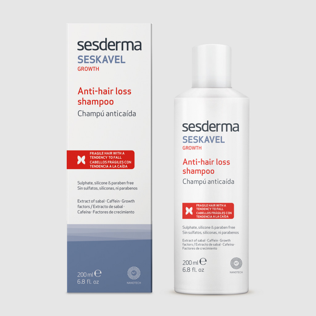 SESDERMA dermocosmetica Nanotech Listening to your skin SESKAVEL GROWTH Champú Anticaída