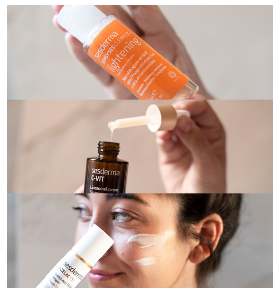 SESDERMA dermocosmetica Nanotech Listening to your skin EXCLUSIVO ONLINE PACK Luz en tu piel