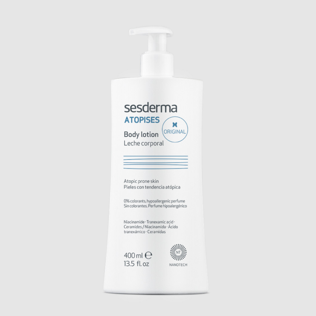 SESDERMA dermocosmetica Nanotech Listening to your skin ATOPISES Original Leche hidratante corporal 400ml