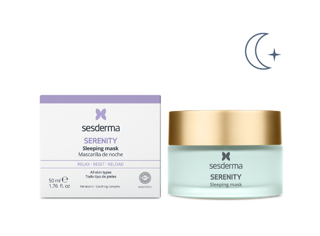 SESDERMA dermocosmetica Nanotech Listening to your skin SERENITY Mascarilla de Noche