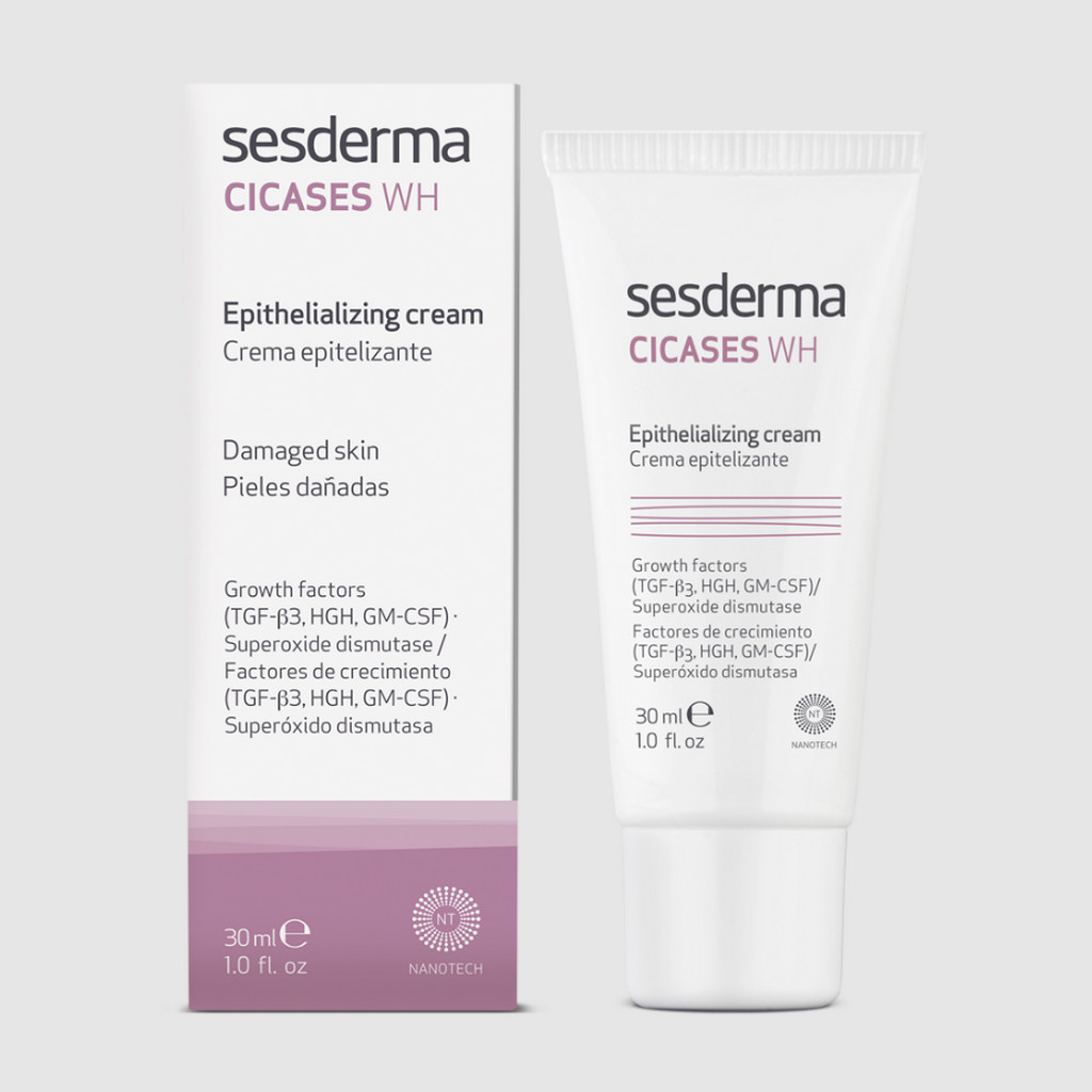SESDERMA dermocosmetica Nanotech Listening to your skin CICASES WH Crema Epitalizante