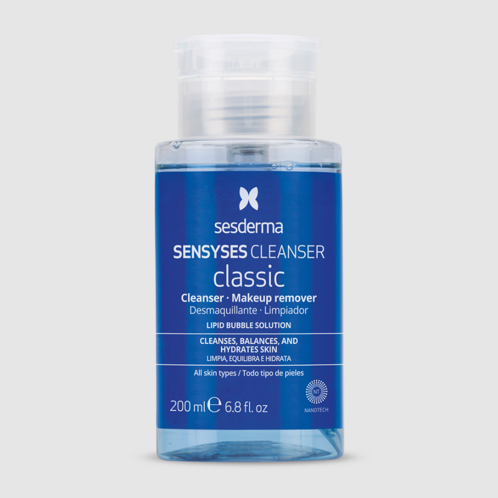 SESDERMA dermocosmetica Nanotech Listening to your skin SENSYSES Cleanser Classic Desmaquillante limpiador