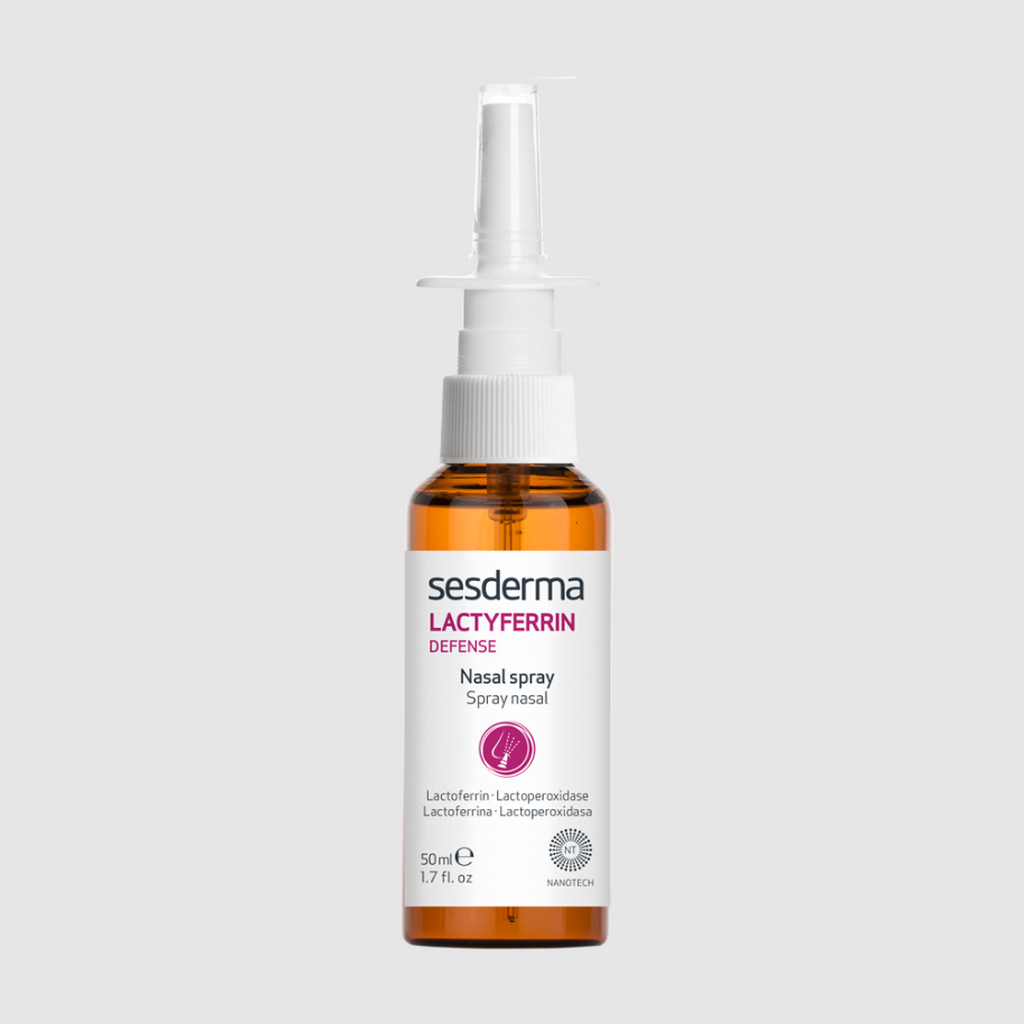 SESDERMA dermocosmetica Nanotech Listening to your skin LACTYFERRIN Defense Spray Nasal
