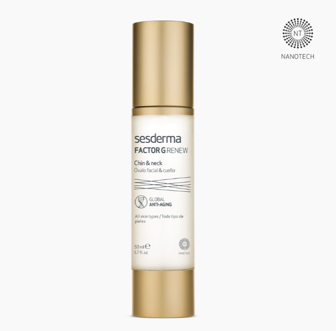 SESDERMA dermocosmetica Nanotech Listening to your skin FLACIDEZ FACTOR G RENEW Óvalo facial & cuello