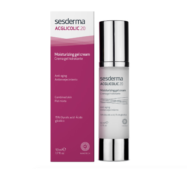 SESDERMA dermocosmetica Nanotech Listening to your skin ENVEJECIMIENTO ACGLICOLIC 20 crema gel