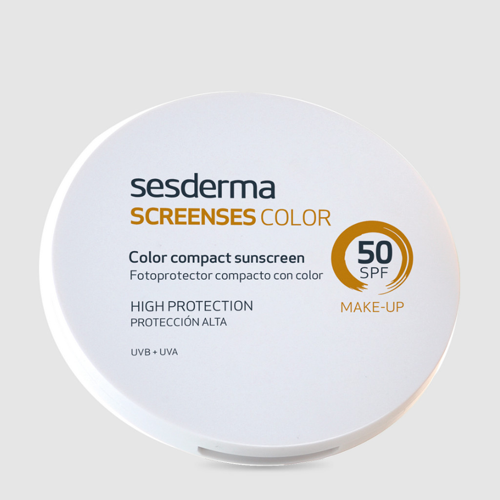 SESDERMA dermocosmetica Nanotech Listening to your skin SCREENSES Compacto SPF 50 Brown