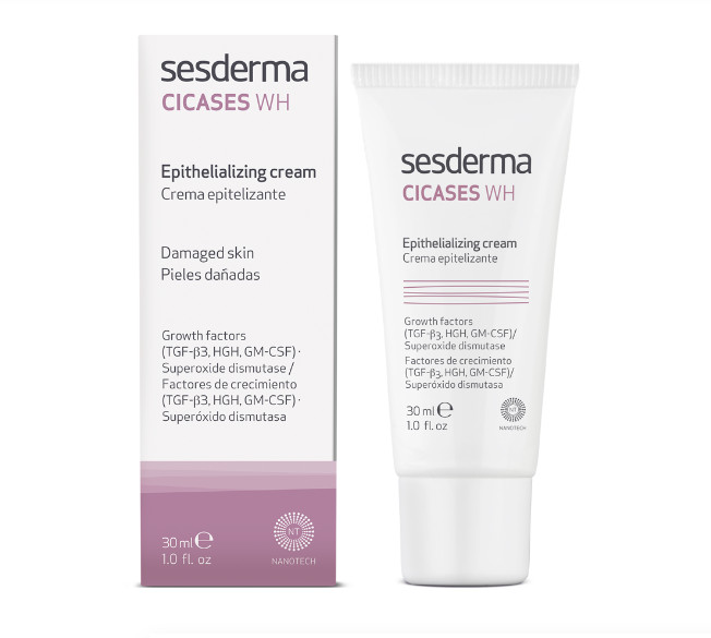 SESDERMA dermocosmetica Nanotech Listening to your skin CICATRICES CICASES WH Crema Epitalizante