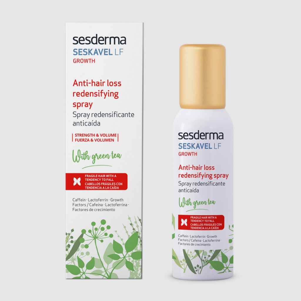 SESDERMA dermocosmetica Nanotech Listening to your skin SESKAVEL LF GROWTH Anti-Hair Loss Redensifying Spray